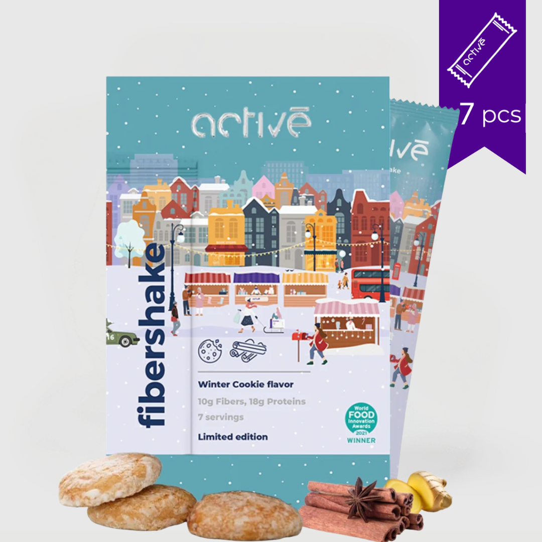 activé FiberShake – Winter Cookie Flavor (7 Servings) I  New Year Sale: Up to 30% Off!